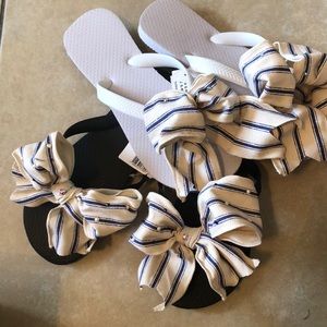 You fully decorated flip-flops